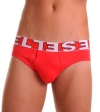 Diesel Solid Color Cotton Stretch Lukex Brief